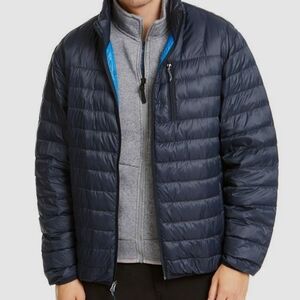 Hawke and Co puffer jacket Navy Blue Performance Size L